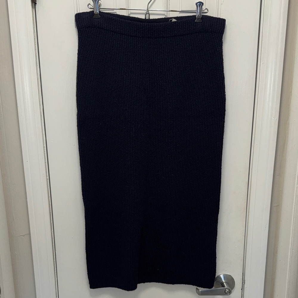 Vince Dark Blue Pencil Skirt